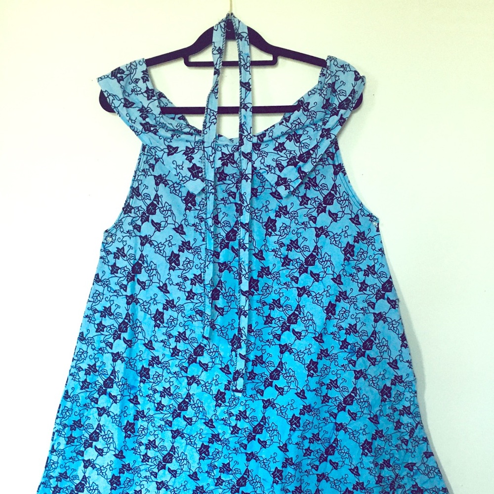 Summer dress with African print